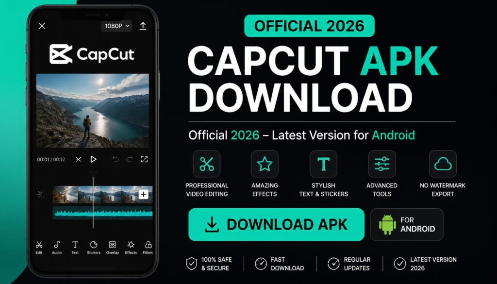 CapCut APK Download Official 2026 – Latest Version for Android